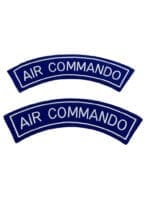 Belgian Belgium Air Commando Shoulder Titles Insignia Pair