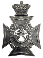 Victorian Canadian Militia The Oxford Rifles Helmet Plate Victorian Canadian Militia The Oxford Rifles Helmet Plate