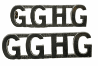 Canadian GGHG Governor Generals Horse Guards Shoulder Titles Insignia Pair