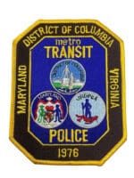 US District of Columbia Washington Metro Transit Police Patch