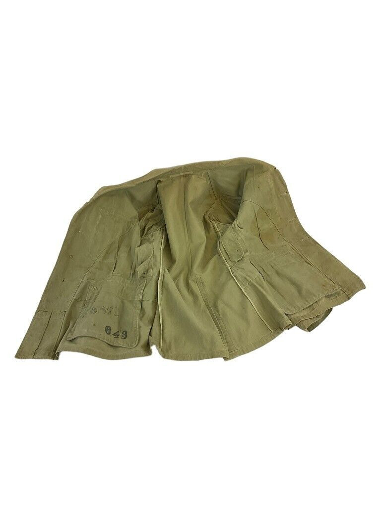 WW2 Canadian RCAF Tropical Uniform Jacket Tunic No Buttons With Service Number WW2 Canadian RCAF Tropical Uniform Jacket Tunic No Buttons With Service Number