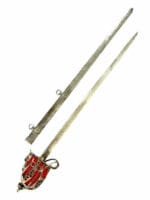 British Edward 7th Claymore Scottish Sword Seaforth Highlanders Ross Shire Buffs