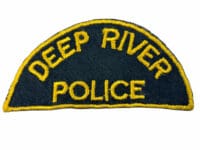 Canadian Deep River Ontario Gold Edge Police Patch Title