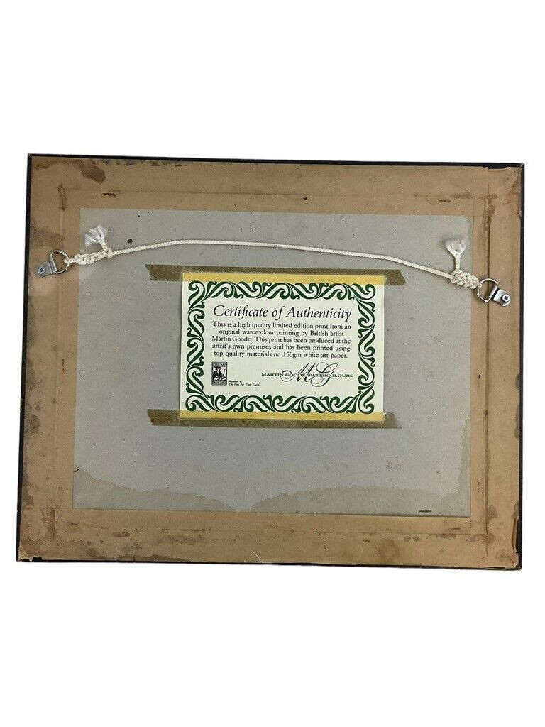 Irish Carrickfergus Castle County Antrim Watercolour 28/850 Signed 14 X 12 Irish Carrickfergus Castle County Antrim Watercolour 28/850 Signed 14 X 12