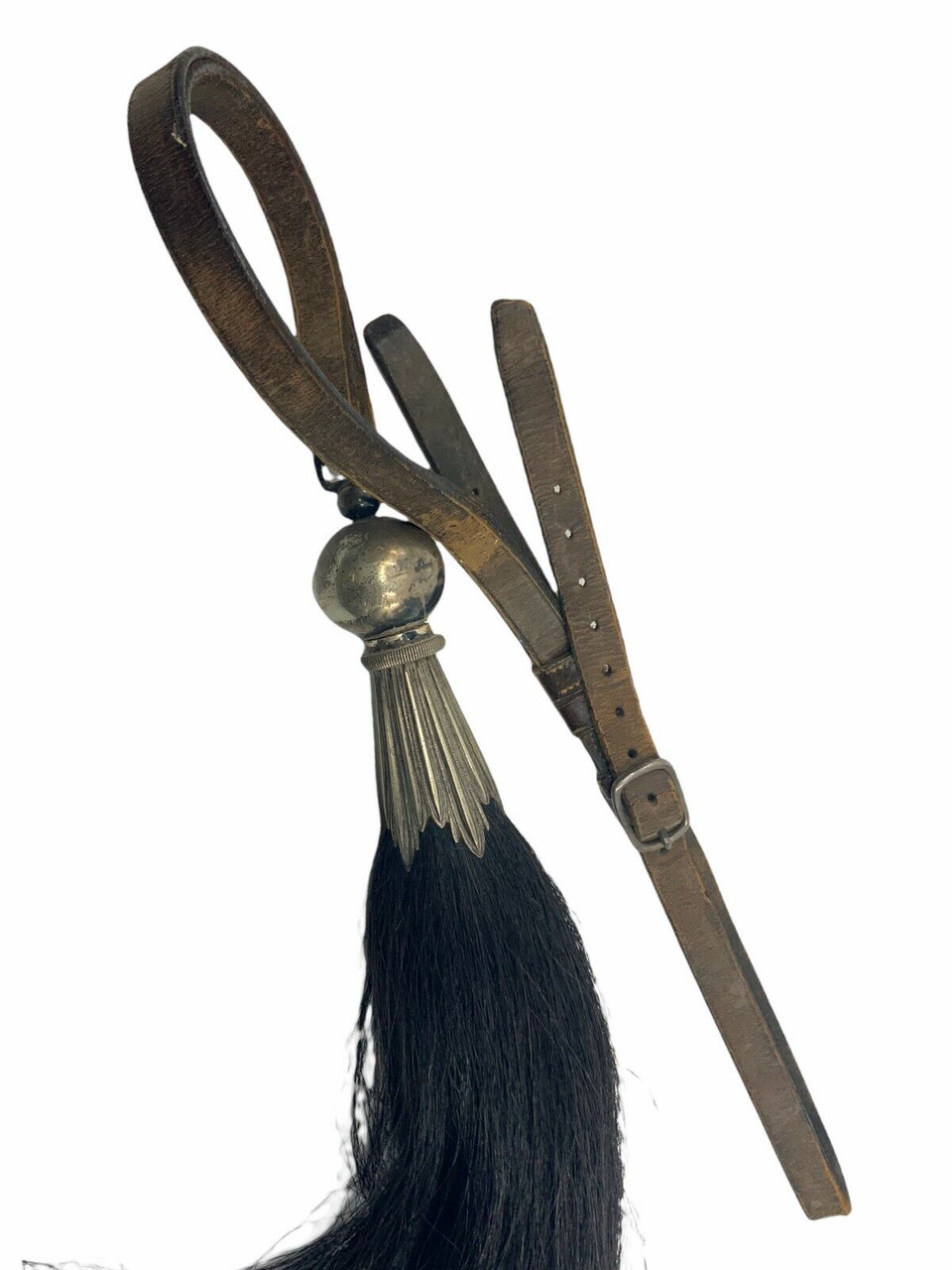 Victorian British Officer Cavalry Officers Horse Hair Black & Red Neck Plume Victorian British Officer Cavalry Officers Horse Hair Black & Red Neck Plume