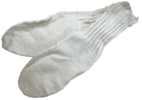 WW2 British Red Cross HOME FRONT Made POW Parcel Wool Socks