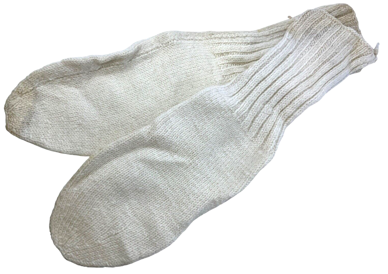 WW2 British Red Cross HOME FRONT Made POW Parcel Wool Socks WW2 British Red Cross HOME FRONT Made POW Parcel Wool Socks