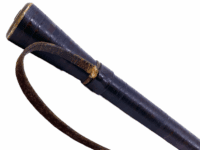 WW2 Canadian Officers Stacked Leather Swagger Stick Cane