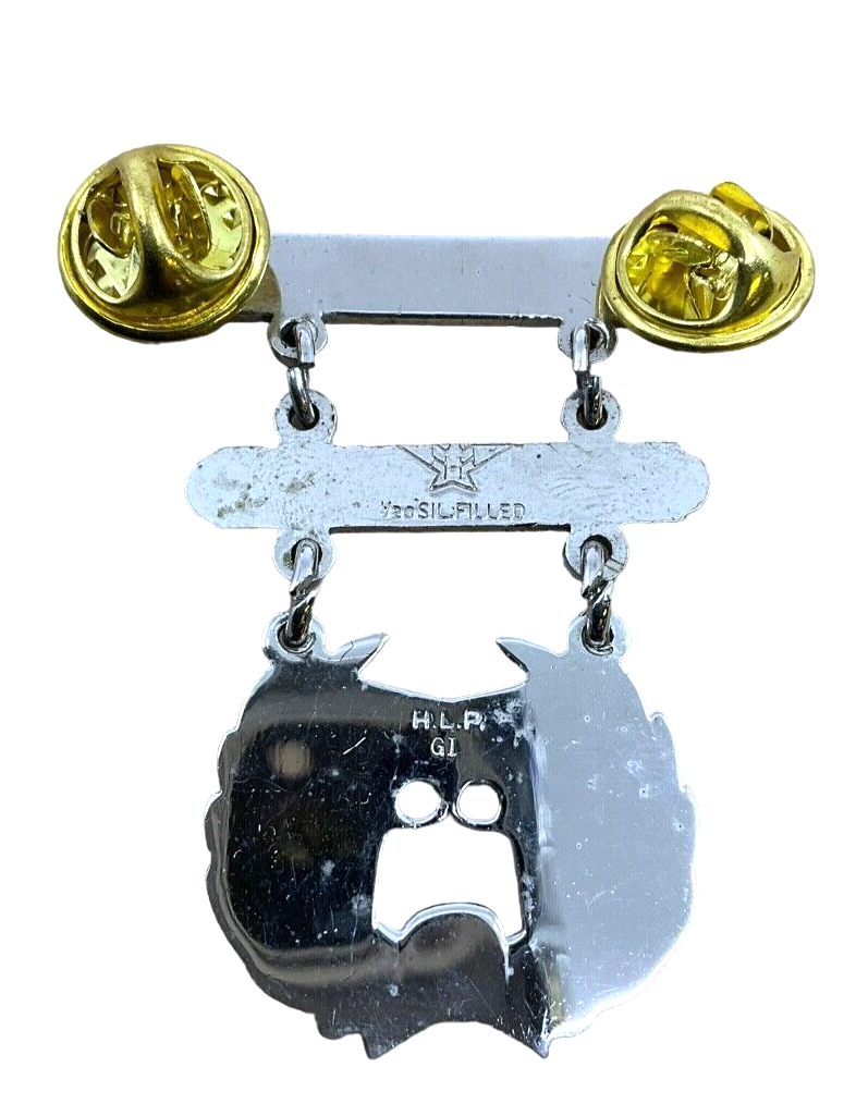 US USMC Marines Pistol Expert 2nd Award Clutch Back Insignia US USMC Marines Pistol Expert 2nd Award Clutch Back Insignia