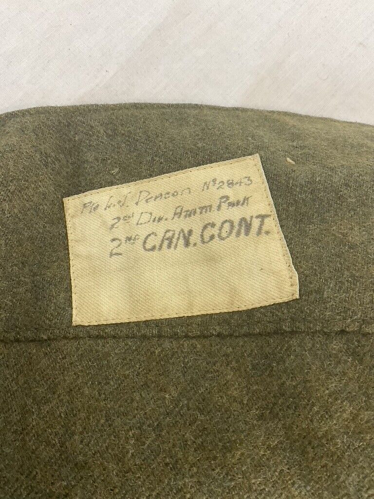WW1 Canadian CEF 7 Button CASC Other Ranks Named Tunic Jacket WW1 Canadian CEF 7 Button CASC Other Ranks Named Tunic Jacket