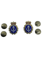 Canadian Forces Musician Bandsman Collars Insignia Pair