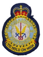Canadian Forces RCAF 407 Squadron Heraldic Colour Crest Patch Vintage