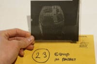 WW2 British Airborne Para Equipment in Basket Original Negative #23