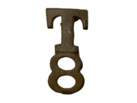 WW1 British The Royal Scots 8th Territorials Brass Collar