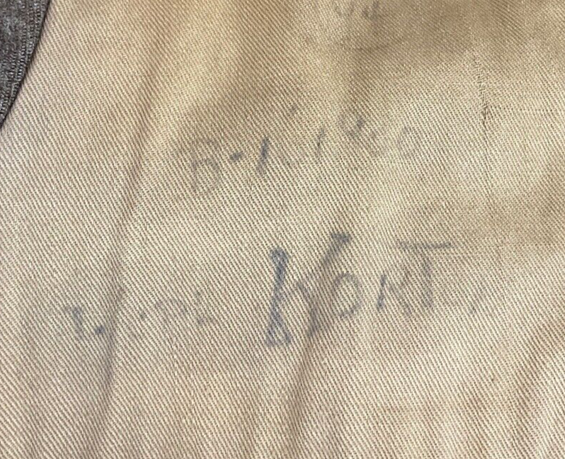 WW2 US Made Jeep Coat Canadian Issue With Name & Service No. Size Large WW2 US Made Jeep Coat Canadian Issue With Name & Service No. Size Large