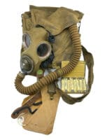 WW2 Canadian RCNVR Navy Long Hose Respirator Named Lt Commander RS Williams RARE