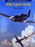 WW2 US USAAF 354th Fighter Group Osprey Elite No 7 Softcover Reference Book