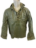 WW2 US USN Anorak Slicker Rain Jacket USS Philadelphia Aviation Unit Medium WW2 US USN Anorak Slicker Rain Jacket USS Philadelphia Aviation Unit Medium