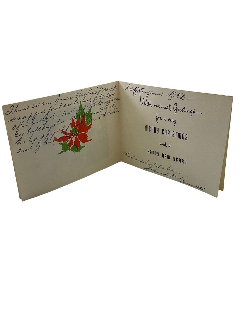 Canadian Fort Churchill Manitoba 1959 Christmas Card Canadian Fort Churchill Manitoba 1959 Christmas Card