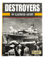 US Japanese British German French Navy Destroyers Hard Cover Reference Book