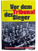 WW2 German Nurnberg Trials Before the Tribunal GERMAN TEXT HC Reference Book WW2 German Nurnberg Trials Before the Tribunal GERMAN TEXT HC Reference Book