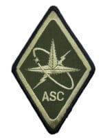 Canadian Forces RCAF Aerospace Systems ASC OD Green Crest Patch Canadian Forces RCAF Aerospace Systems ASC OD Green Crest Patch