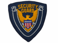 US Security Guard Eagle & Shield Police Patch US Security Guard Eagle & Shield Police Patch