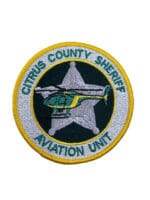 US Citrus County Florida Aviation Unit Sheriff Police Patch