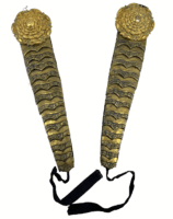 Victorian British 1834 Pattern Dragoon Officers Helmet Chin Scales & Rosettes Victorian British 1834 Pattern Dragoon Officers Helmet Chin Scales & Rosettes