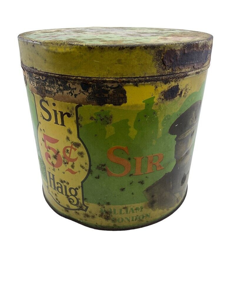 WW1 Canadian CEF Sir Haig Tobacco Tin EMPTY WW1 Canadian CEF Sir Haig Tobacco Tin EMPTY