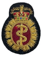 Canadian Forces Other Ranks CFMS Medical Service Bullion Wire Cap Badge