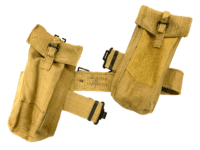 British Canadian 37 Pattern Web Belt 1955 Dated & Basic Pouches British Canadian 37 Pattern Web Belt 1955 Dated & Basic Pouches