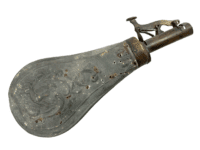 Victorian British Canadian Powder Horn 1 Victorian British Canadian Powder Horn 1