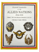 WW1 Flight Badges of the Allied Nations 1914-1918 Vol 1 HC Reference Book