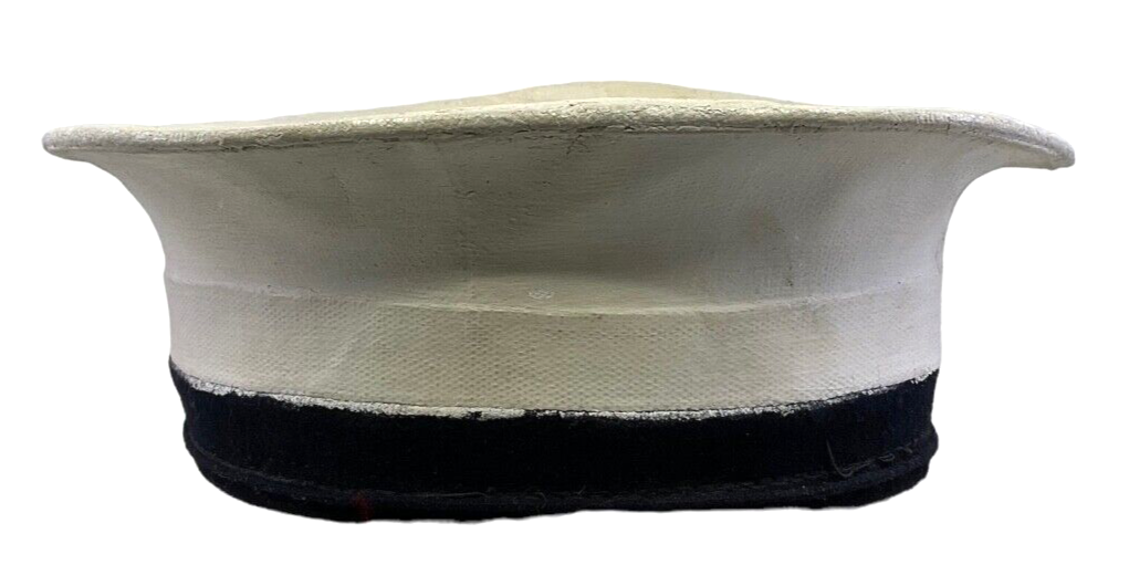 WW2 Royal Canadian Navy Ratings White Top Cap Size 7 WW2 Royal Canadian Navy Ratings White Top Cap Size 7