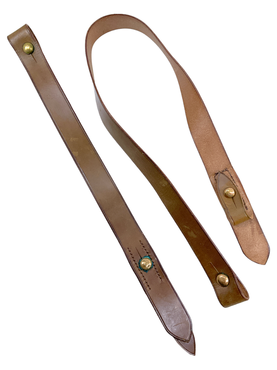 Victorian Canadian Officers Leather Sword Slings Pair Victorian Canadian Officers Leather Sword Slings Pair