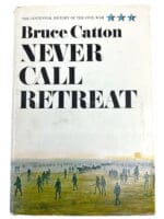 US Civil War Never Call Retreat Bruce Catton Hardcover Reference Book