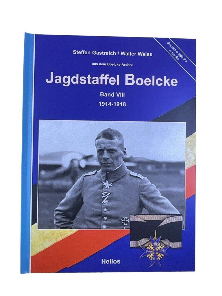 WW1 German Air Service Jagdstaffel Boelcke GERMAN TEXT HC Reference Book WW1 German Air Service Jagdstaffel Boelcke GERMAN TEXT HC Reference Book
