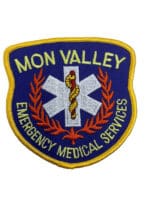 US Mon Valley Pennsylvania Emergency Medical Services EMS Department Patch US Mon Valley Pennsylvania Emergency Medical Services EMS Department Patch