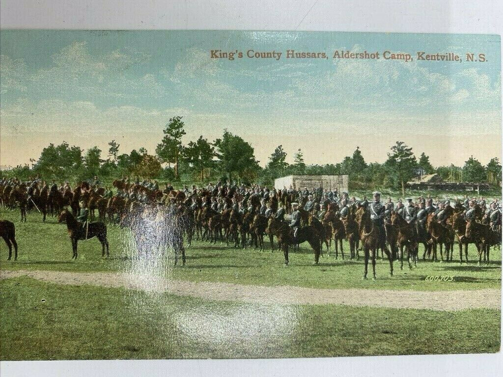 Pre WW1 Canadian Kings County Hussars 69th Battalion Post Card Pre WW1 Canadian Kings County Hussars 69th Battalion Post Card