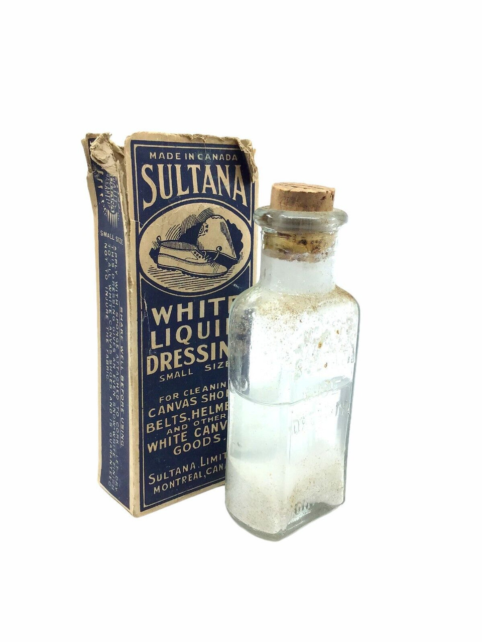 Boer War Era Canadian White Liquid Dressing & Box Canvas Belt Helmet Boer War Era Canadian White Liquid Dressing & Box Canvas Belt Helmet