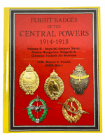 WW1 Flight Badges of the Central Powers 1914-1918 Vol 2 HC Reference Book