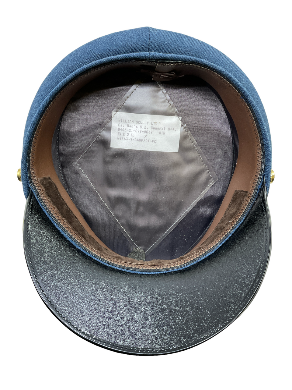 Canadian Forces RCAF General Officers Peak Cap Size 7 Scully Maker Canadian Forces RCAF General Officers Peak Cap Size 7 Scully Maker
