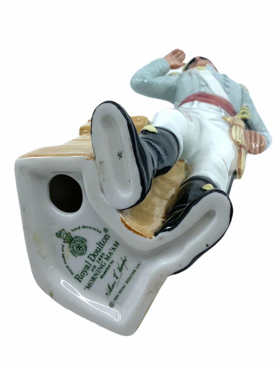 British Royal Doulton Napoleonic Morning Ma'am Porcelain Figure 9 Inches British Royal Doulton Napoleonic Morning Ma'am Porcelain Figure 9 Inches