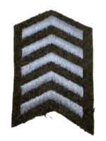 WW2 British Canadian Service Stripes White Sleeve Insignia Patch