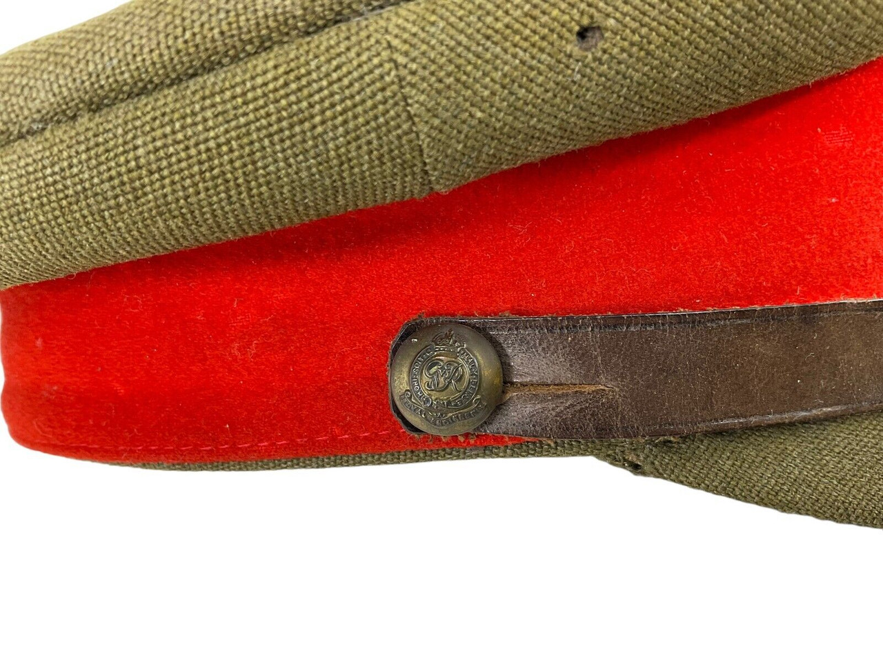 WW2 British Brigadier General Named Engineers Officers Peak Cap WW2 British Brigadier General Named Engineers Officers Peak Cap