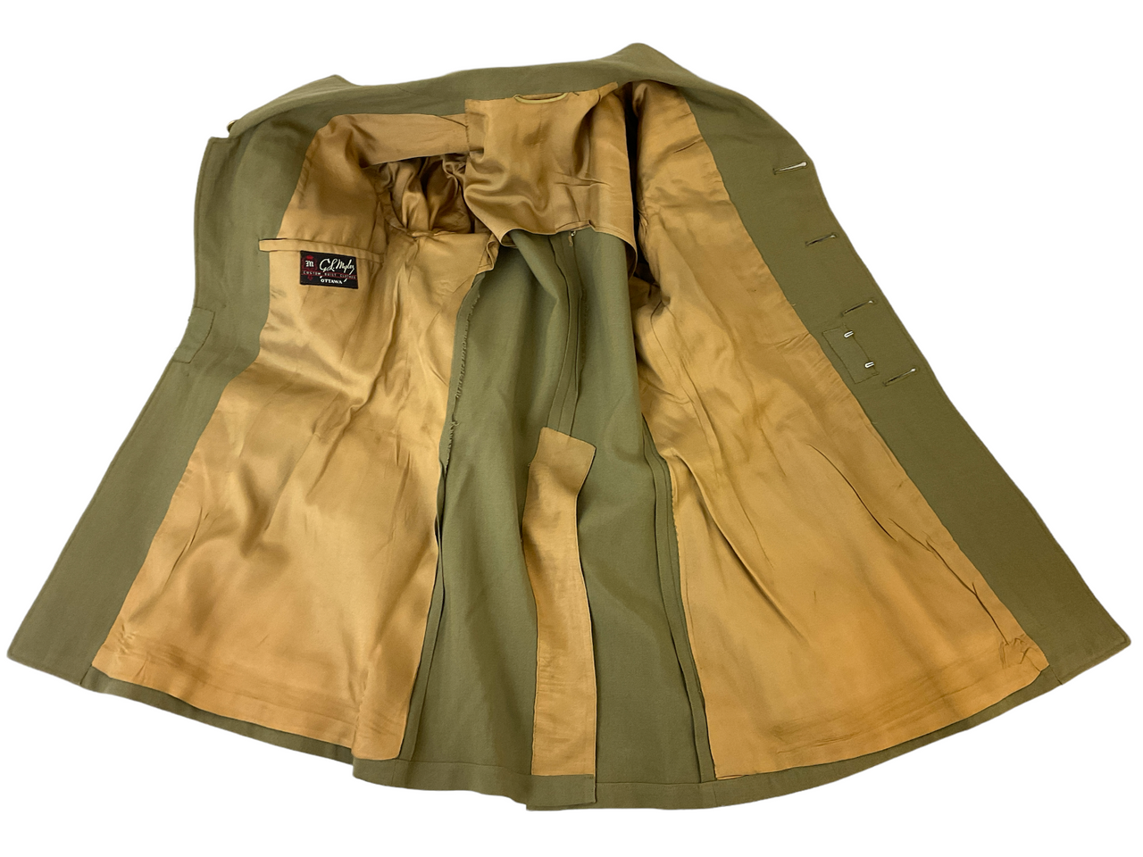 WW2 Canadian RCAF Pilot Officer Four Pocket Tropical Tunic Jacket WW2 Canadian RCAF Pilot Officer Four Pocket Tropical Tunic Jacket