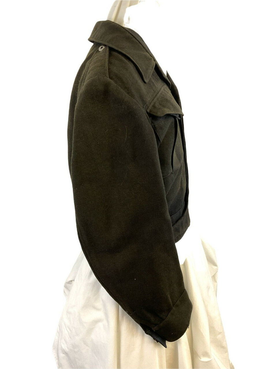 WW2 Canadian Navy RCN Battle Dress Jacket Dyed from Army BD 1 WW2 Canadian Navy RCN Battle Dress Jacket Dyed from Army BD 1