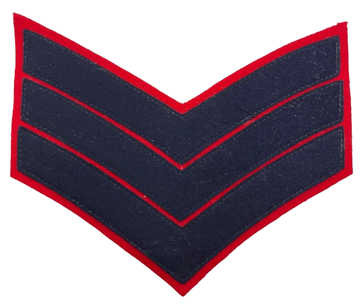 British Canadian Guards Regiment Sergeant Sleeve Rank Insignia Single British Canadian Guards Regiment Sergeant Sleeve Rank Insignia Single