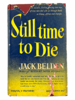 US British CBI Italy Still Time To Die Jack Belden Hard Cover Reference Book